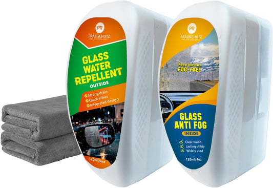 Car Water Repellent & Anti-Fog for Windshield – Advanced Hydrophobic Coating, Clear Vision, Long-Lasting Protection, Easy Apply for Cars, Trucks, SUVs