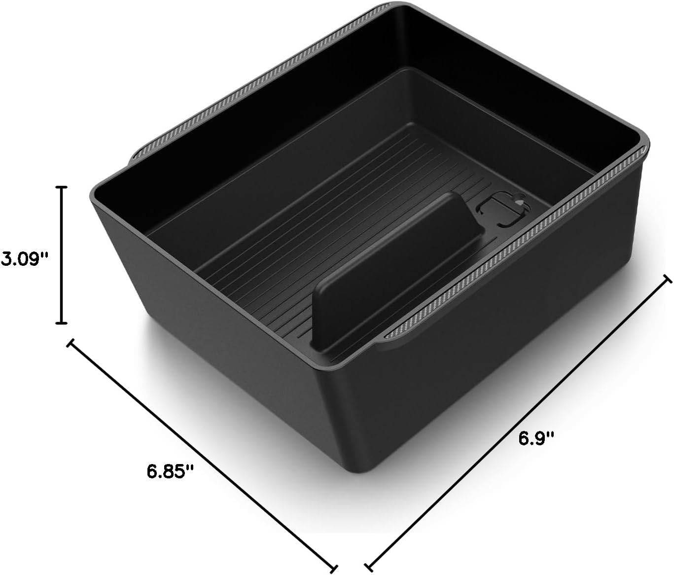 Spigen Center Console Organizer for Tesla Model Y Juniper (Only Premium & Performance 2026) and Model 3 Highland (Standard, Premium & Performance 2024/25/26) with Smooth Slide Technology - [Sliding]