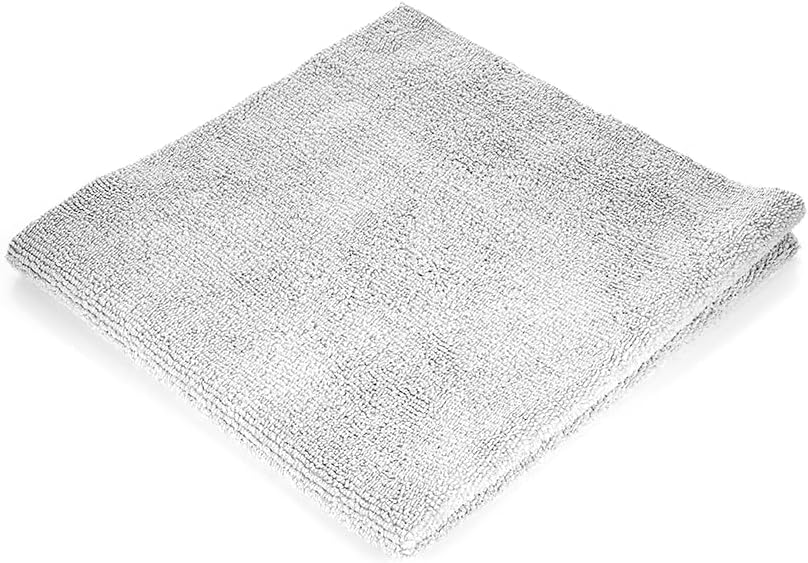 The Rag Company - Edgeless 300 - Microfiber Detailing Towels, Perfect for Removing Polishes, Sealants, and Glaze; Great for Interior Cleaning and Dirty Jobs; 300GSM, 16in x 16in, Light Blue (10-Pack)