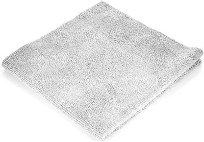 The Rag Company - Edgeless 300 - Microfiber Detailing Towels, Perfect for Removing Polishes, Sealants, and Glaze; Great for Interior Cleaning and Dirty Jobs; 300GSM, 16in x 16in, Light Blue (10-Pack)