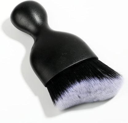AOCISKA Car Interior Detailing Brush,Soft Bristle Cleaning Brush Car Detailing Brush Dusting Brush,Car Interior Cleaning Tool,Auto Detail Brush Car Dash Duster Brush (Black)