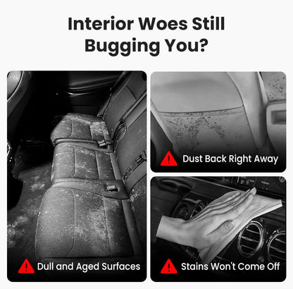 Polishing Cleaner Car Interior, 2026 Upgrade Car Interior Cleaner Spray, All Purpose Car Interior Detailer Cleaner for Dashboards, Seats, Leather, Plastic (2PCS)