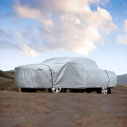 6 Layers Car Cover Waterproof All Weather for Automobiles, Size A3 with Zipper Cotton Fit for Toyota Camry, Honda Accord, Ford Mustang, Chevy Camaro/Malibu,Kia Optima/K5 (187-198 inch)