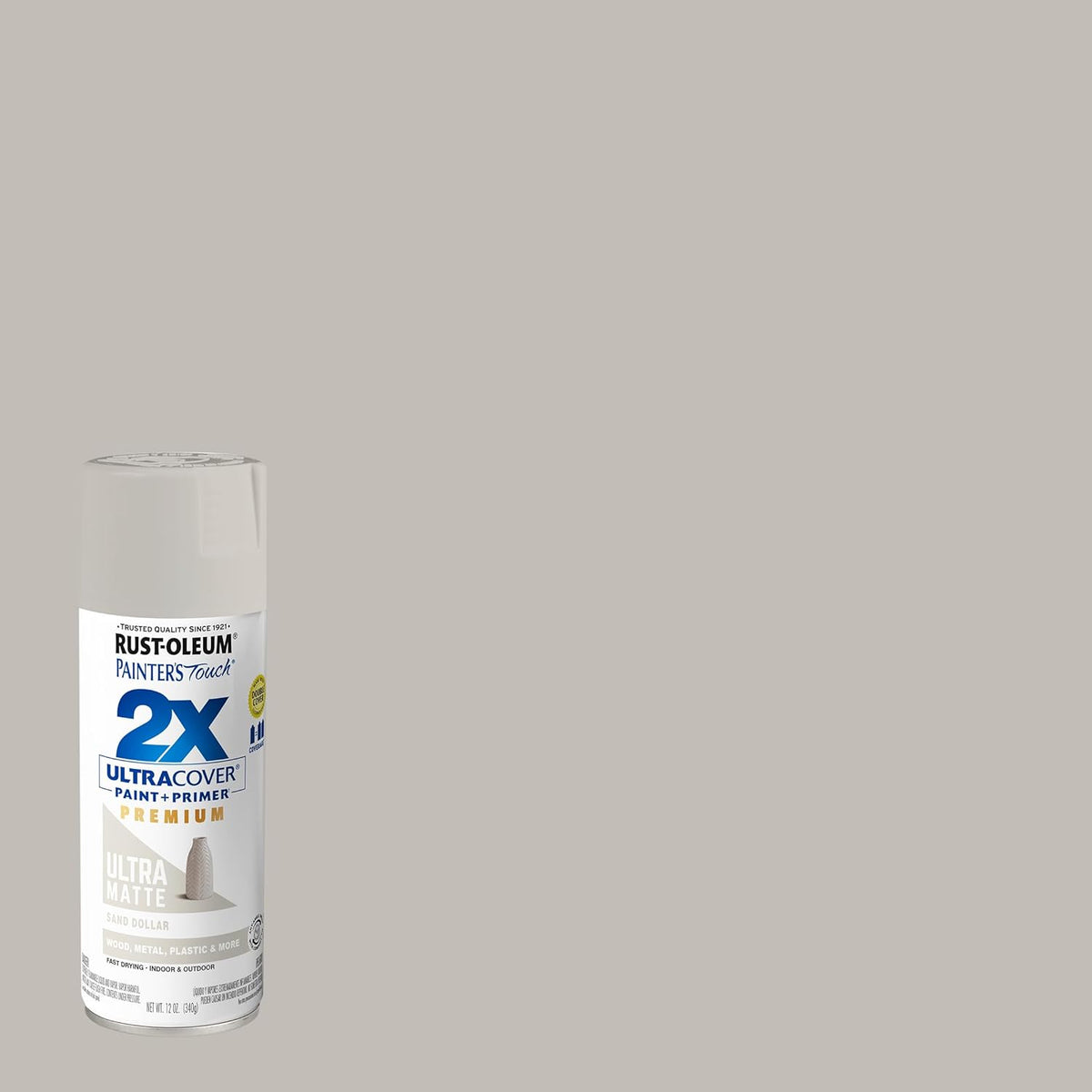 Rust-Oleum 334029 Painter's Touch 2X Ultra Cover Spray Paint, 12 oz, Gloss Clear - Colors A