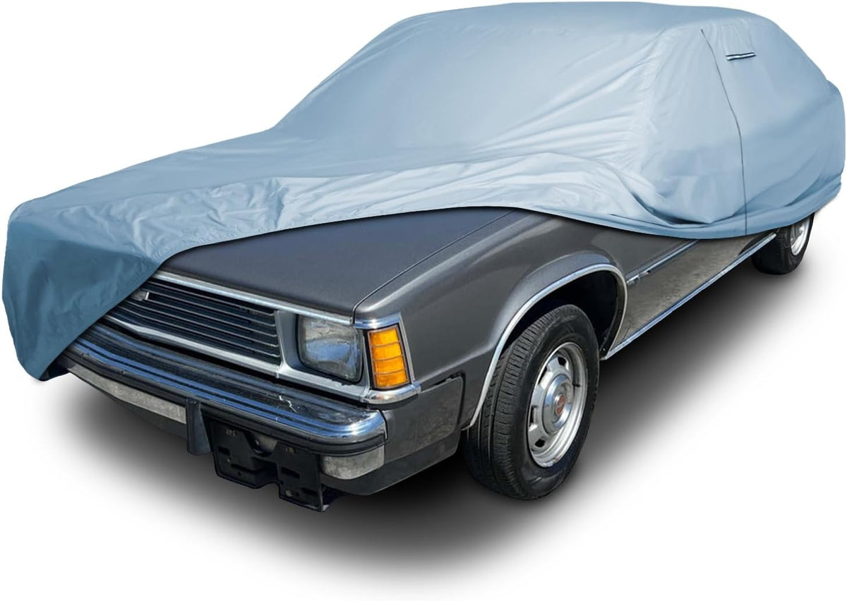 iCarCover Premium Car Cover for 1970-1972 Chevy Monte Carlo Heavy Duty Waterproof All-Weather Automobiles Custom Fit Indoor Outdoor UV Snow Protection Covers with Straps and Bag - Colors A
