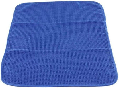 Chemical Guys Waffle Weave Gray Matter Microfiber Drying Towel - 25" x 36", Premium Blend Microfiber Towel with Soft-Banded Edging for Scratch-Free Car Drying, Ultra Absorbent