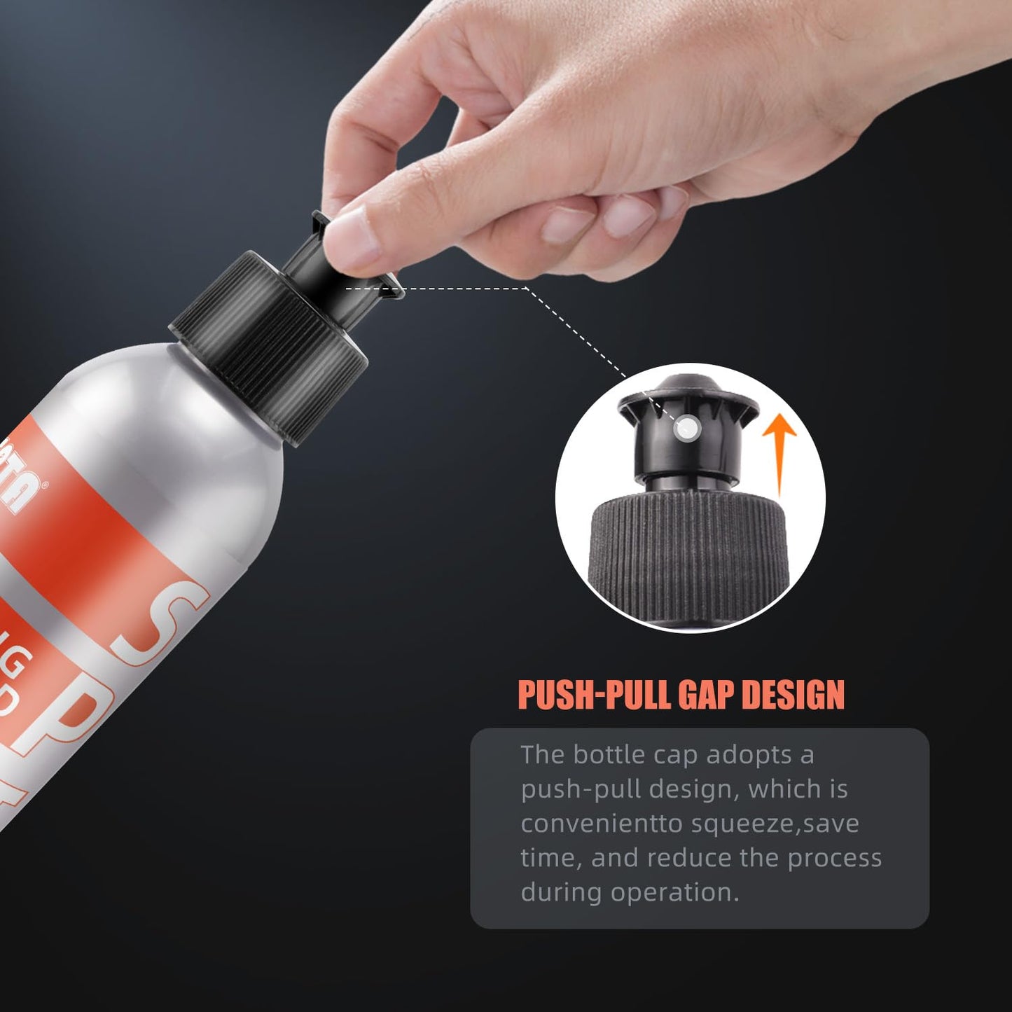 Mix Polishing Compound, SPTA 4.06oz (120ml) Polishing Compound Car Scratch & Swirl Remover Rubbing Compound & Finishing Polish Buffing Compound Swirl Remover for Cars Automotive Paint Correction