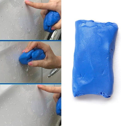 Car Clay Bar 4 Pack 400g, Premium Grade Clay Bars Auto Detailing Magic Clay Bar Kit with Towel Clay Bar Cleaner with Washing and Adsorption Capacity for Car Wash Car Detailing Clean,RV,Glass Cleaning