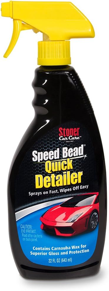 Stoner Car Care 92354-2PK Speed Bead Quick Detailer Spray – Fast Detail Spray for Dust, Smudges and Light Contaminants – Enhances Gloss and Slickness With Carnauba Wax – 22 fl oz (Pack of 2)