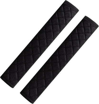 HighnessHwoo Extra Long Seatbelt Covers for Adults Kids Women & Men, Soft Car Seat Belt Strap Cushion for Sedan, SUV, Trucks, Shoulder Neck Chest Protector Pads, Auto Accessories, 1pc, Gray, 25.5in