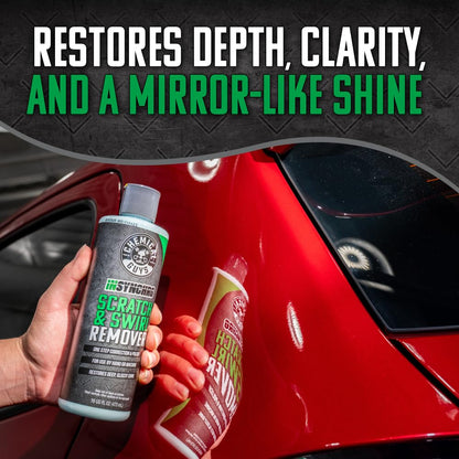 Chemical Guys Insynchro Scratch & Swirl Remover - One Step Compound & Polish for Paint Correction - Removes Fine Scratches, Swirls & Oxidation from Cars, Trucks, SUVs, Motorcycles & More, 16 oz