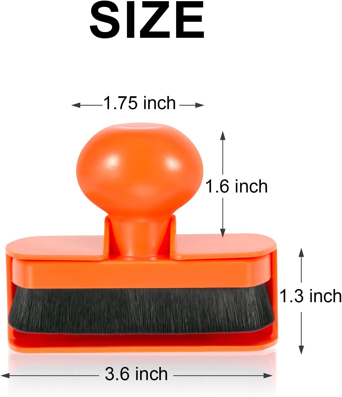 UNIMEIX Tire Shine Applicator Brush Large Vegan Tire Shine Brush with Storage Stand for Vehicles Tire Shine Polish Wax and Car Wash
