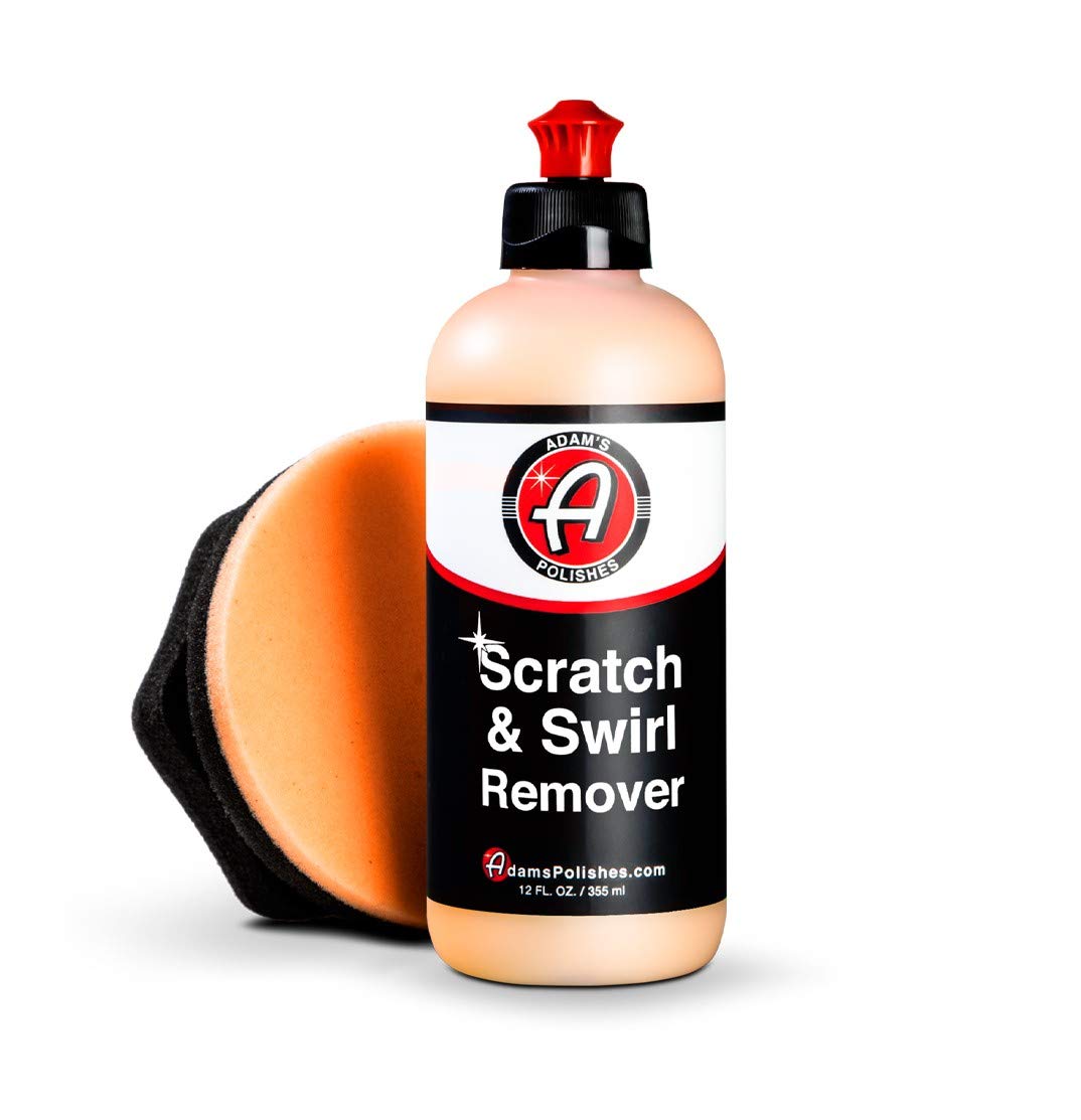 Adam's Polishes Car Scratch & Swirl Remover Hand Correction System | Remove & Restore Paint Transfer, Minor Imperfections, & Oxidation | Paired with Orange Compound Correction Pad Applicator (4oz)