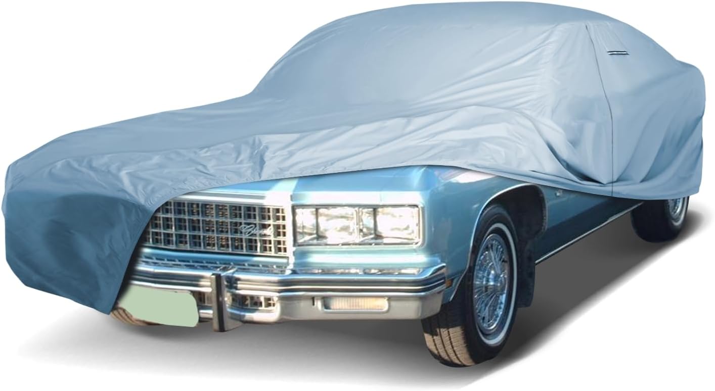iCarCover Premium Car Cover for 1970-1972 Chevy Monte Carlo Heavy Duty Waterproof All-Weather Automobiles Custom Fit Indoor Outdoor UV Snow Protection Covers with Straps and Bag - Colors A