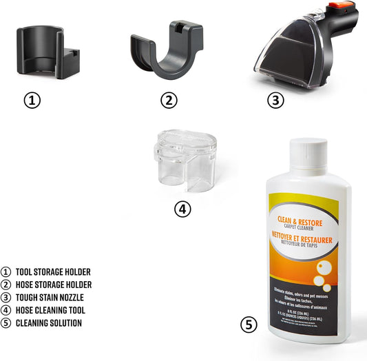 Armor All SCA702 901 7 Amp Portable Spot Cleaner for Car Cleaning, Carpet and Upholstery Stain Removal