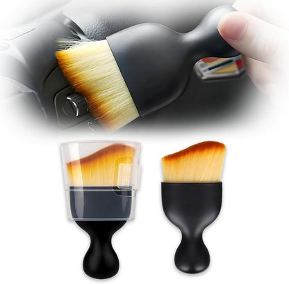 4PCS Car Interior Dust Brush,Soft Microfiber Bristles, Car Detailing Brush Cleaning Brush, Dust Brush Car Interior Cleaning Tool for Car Vents, Dashboards, and Home Use