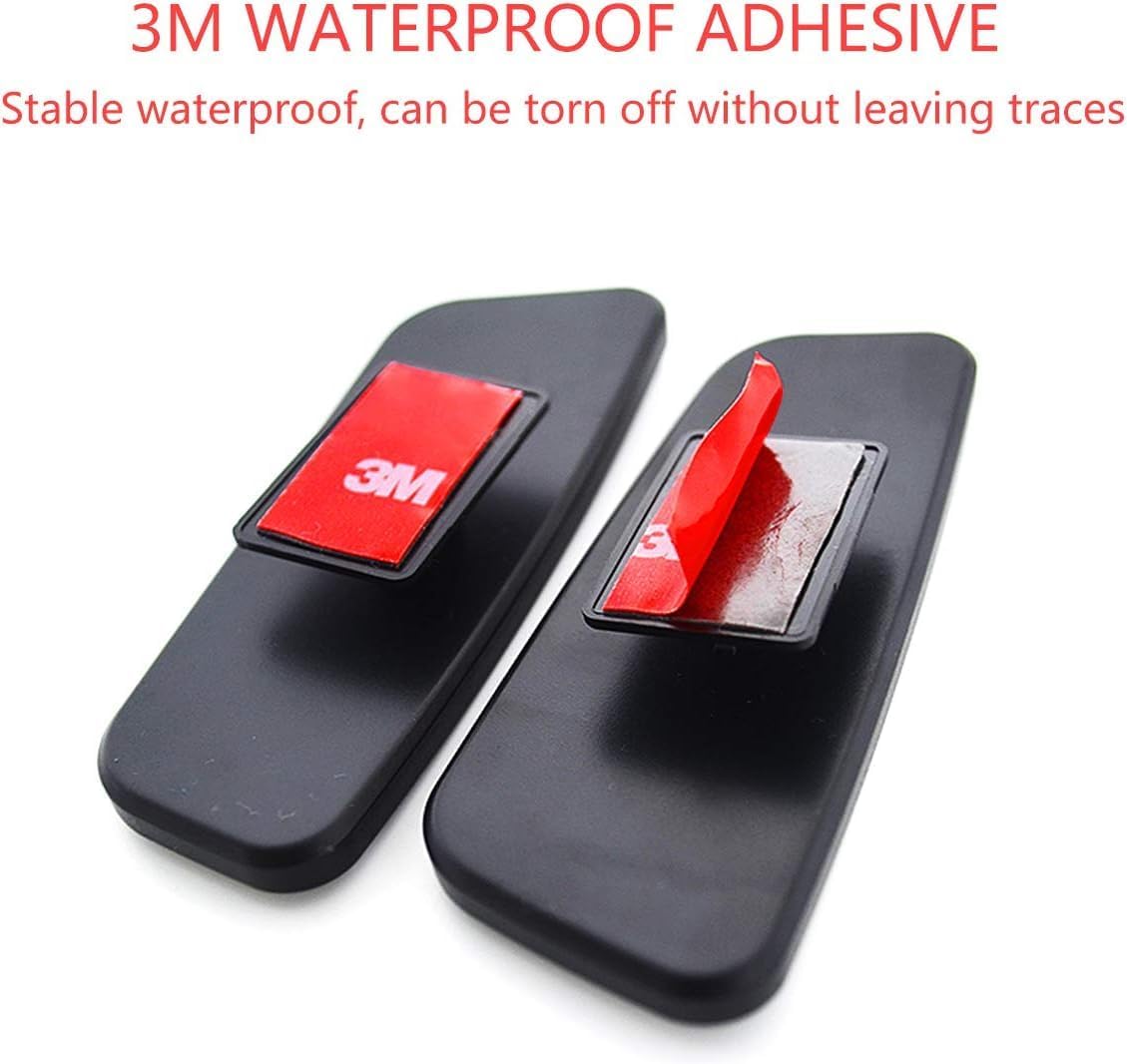 WildAuto Blind Spot Mirror, Rectangle Adjustable Car Auxiliary Universal Wide Angle Mirror for Universal Cars (Adhesive, 2pcs)