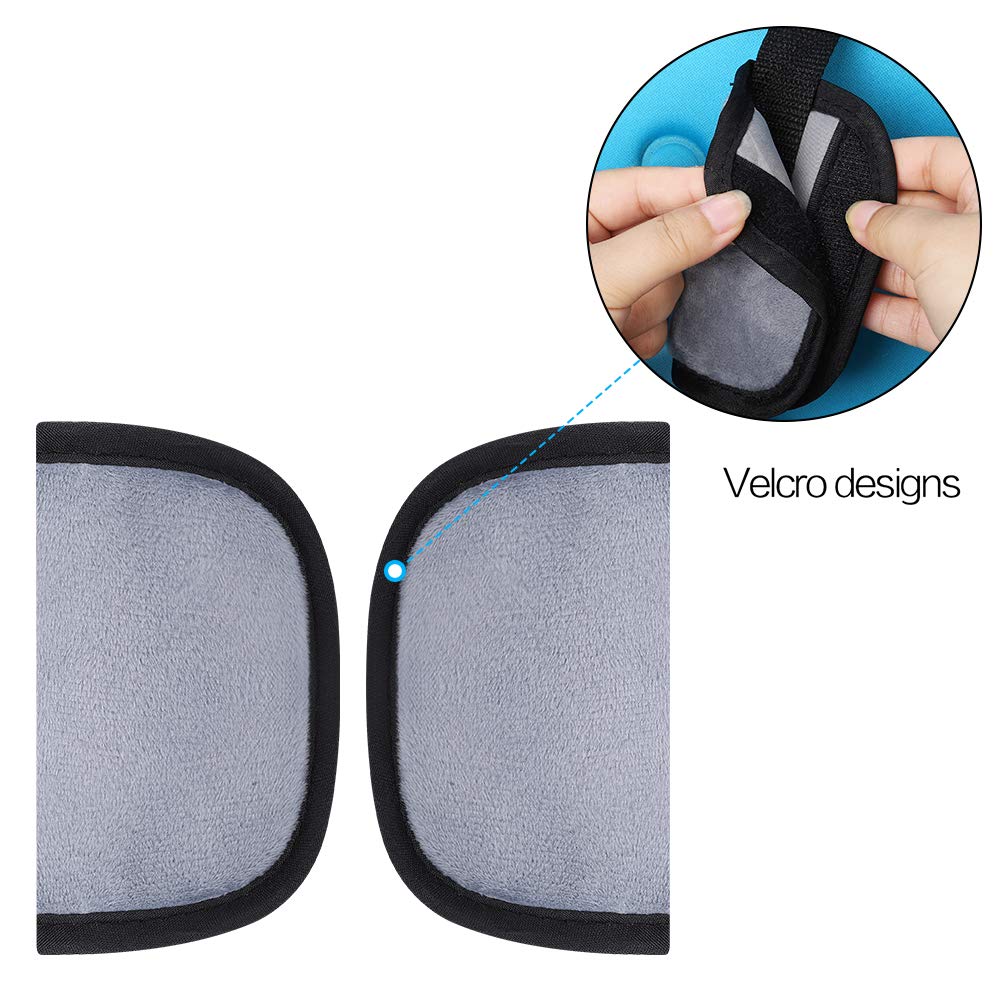 Accmor Car Seat Strap Pads for Baby Kids Toddler, Soft Car Seat Strap Covers Shoulder Pads for All Baby Car Seats, Stroller, Pushchair, High Chair