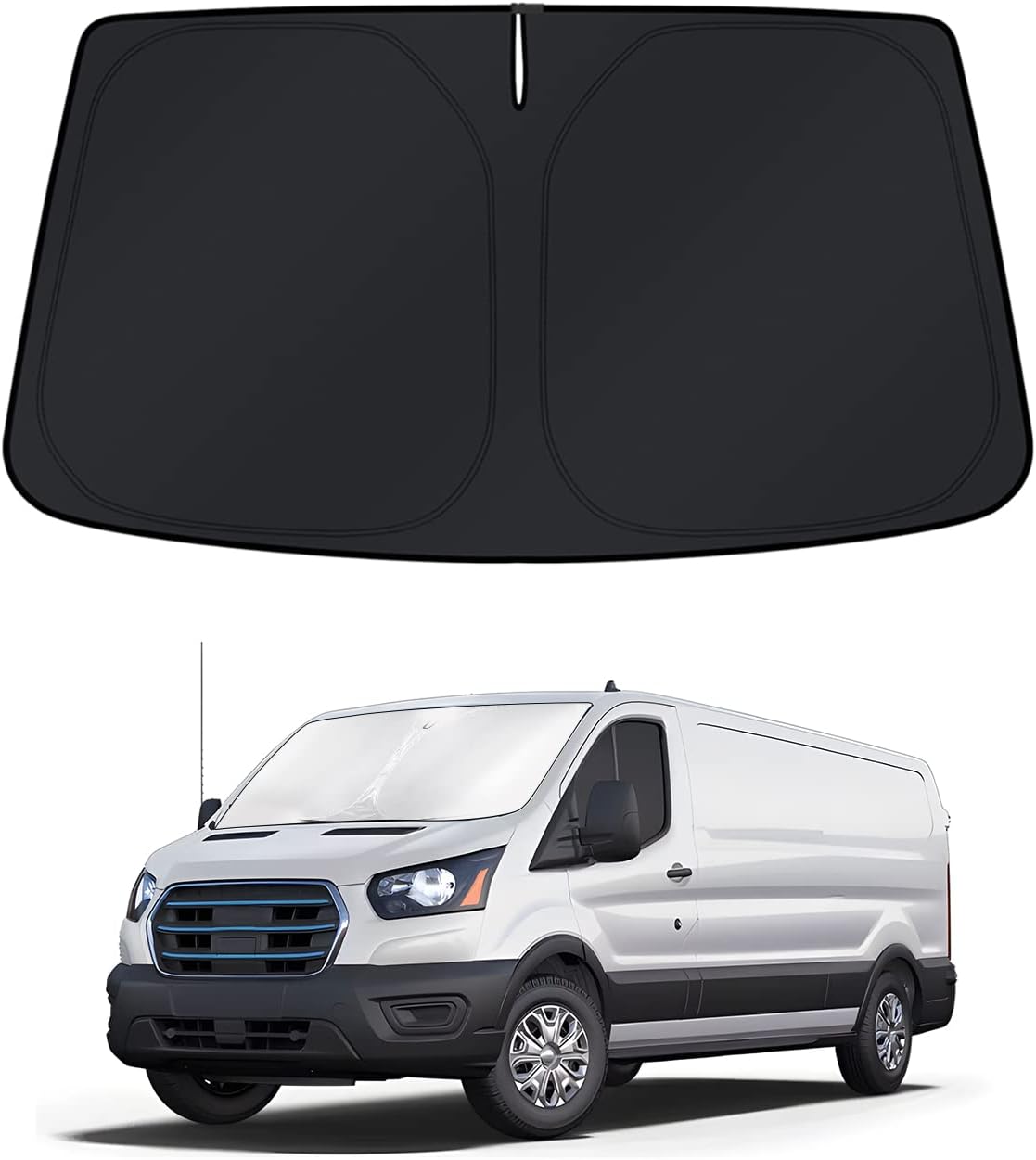KUST Windshield Sun Shade for Toyota RAV4 2019-2022 2023 2024 2025 2026 Window Accessories Shade Sun Visor Cover Foldable Block UV Rays - Colors E