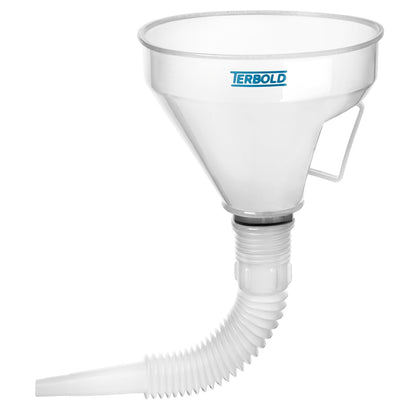 Automotive Flex Funnel with Hose | Wide Mouth Flexible Oil Funnel for Automotive Use - Gas, Transmission Fluid, Car Fuel, Oil Change (Blue)