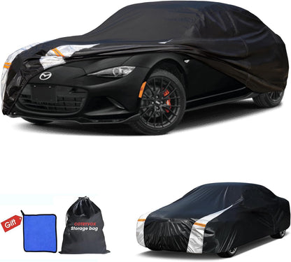 Large SUV Car Cover for Chevy Suburban 100% Waterproof All Weather, Heavy Duty Outdoor Full Exterior Covers Rain Sun Wind UV Protection. - Colors B