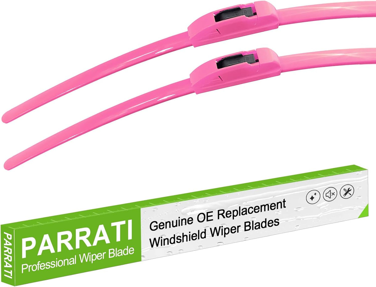 OEM QUALITY 24" +19" PARRATI Premium All-Season Windshield Wiper Blades (Set of 2) - Colors A