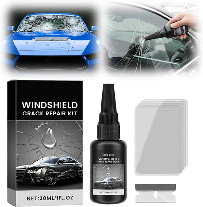 Car Windshield Chip Repair Kit, 2026 New Glass Crack Repair Kit, Glass Repair Liquid, Quick Windshield Repair for Chips and Cracks,All Crack Types Windshield Repair Kit (1Pcs)