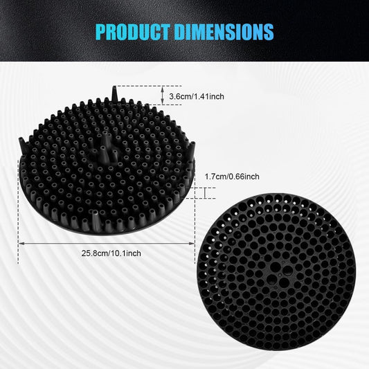 5 Gallon Car Wash Bucket Grit Trap Insert, Wash Buckets for Car Detailing, 10.2 Inch Diameter Car Wash Filter for Removing Dirt & Grit, Cleaning Tools Car Bucket Gravel Guard Fit Cars (Black)