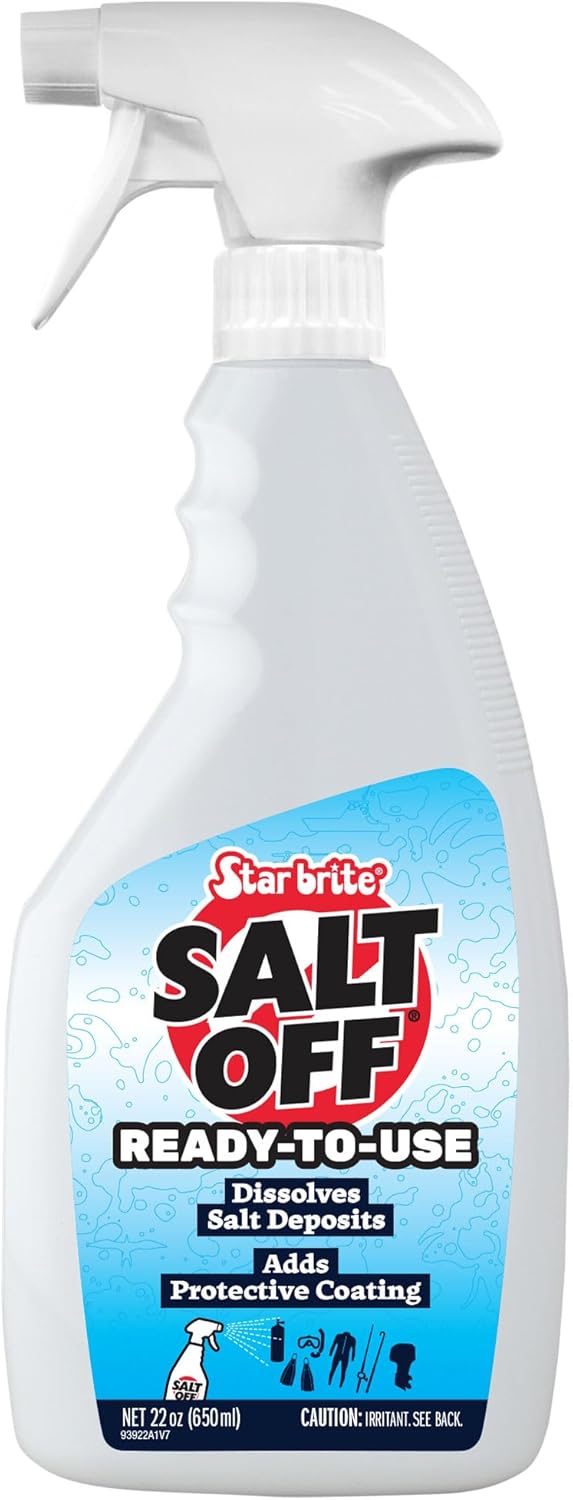 STAR BRITE Salt Off Concentrate - Ultimate Salt Remover Wash & Marine Engine Flush for Boats, Vehicles, Trailers, and More - 128 OZ Gallon (093900N)