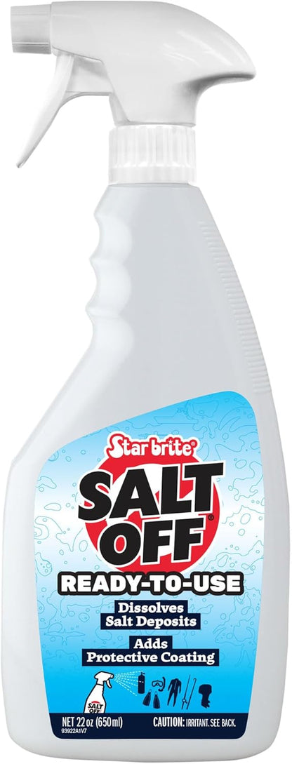 STAR BRITE Salt Off Concentrate - Ultimate Salt Remover Wash & Marine Engine Flush for Boats, Vehicles, Trailers, and More - 128 OZ Gallon (093900N)