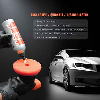 Mix Polishing Compound, SPTA 4.06oz (120ml) Polishing Compound Car Scratch & Swirl Remover Rubbing Compound & Finishing Polish Buffing Compound Swirl Remover for Cars Automotive Paint Correction