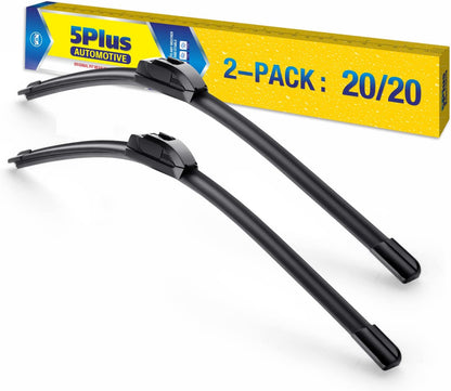 20"-2 Pack Windshield Wiper Blades Replacement For Ford F150 F250 F350 F450 F550 2008-1999 Expedition 2006-1999 Explorer 2010-2005 Mustang 2004-1999, Windshield Wiper Blades For My Car