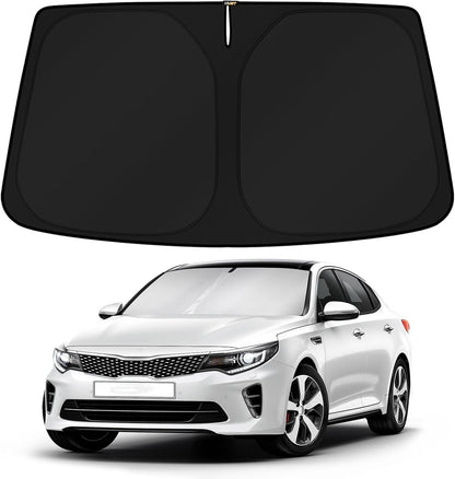 KUST Windshield Sun Shade for Toyota RAV4 2019-2022 2023 2024 2025 2026 Window Accessories Shade Sun Visor Cover Foldable Block UV Rays - Colors A