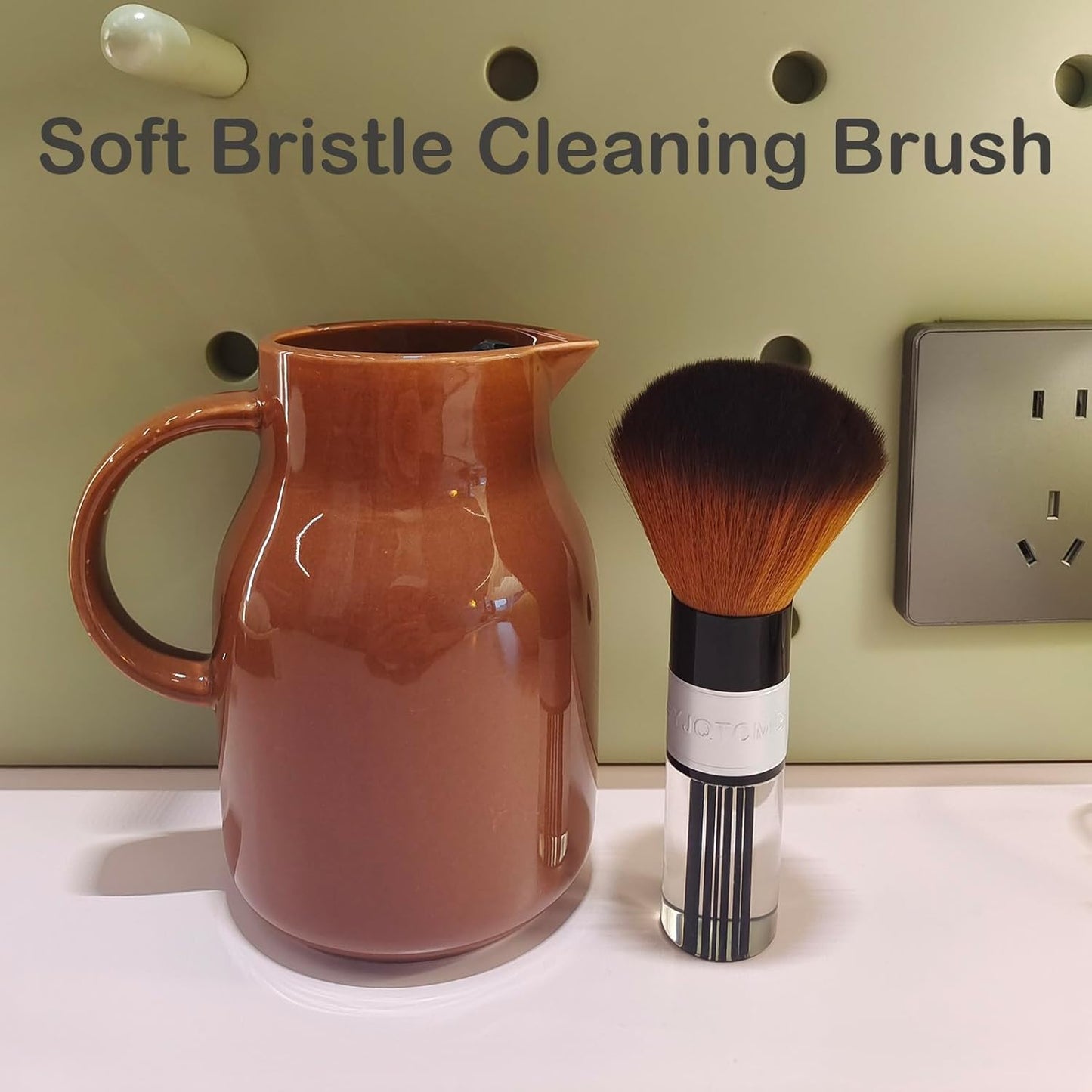 Car Interior Dusting Brush Auto Dust Sweeping Soft Brush Automotive Mini Duster Interior Cleaning Brush for Car Air Vent,Dash,Seat Microfiber Sweep Detailing Brushes Dust Removal Tools 3PCS