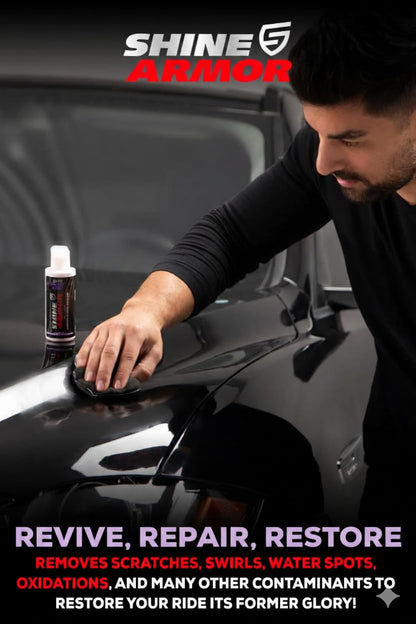 SHINE ARMOR Car Scratch Remover Repair Protection & Swirl Remover Polish 4oz