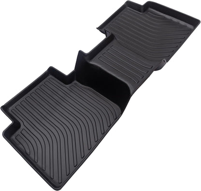 All Weather Rubber Car Floor Mats Compatible with 2013-2017 Honda Accord, Custom Fit Car Mat Full Set with Raised Edge, Odorless, Easy to Install in 5 min, Non-Slip Surface, No Need Trimming