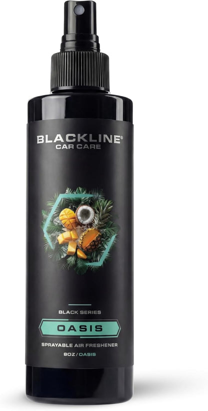Blackline Car Care - Ocean Breeze Car Air Freshener Spray, Premium Odor Eliminator for Cars, Trucks, RVs, SUV, or Home Use - 8 fl OZ - Air Freshener - Ocean Breeze Spray