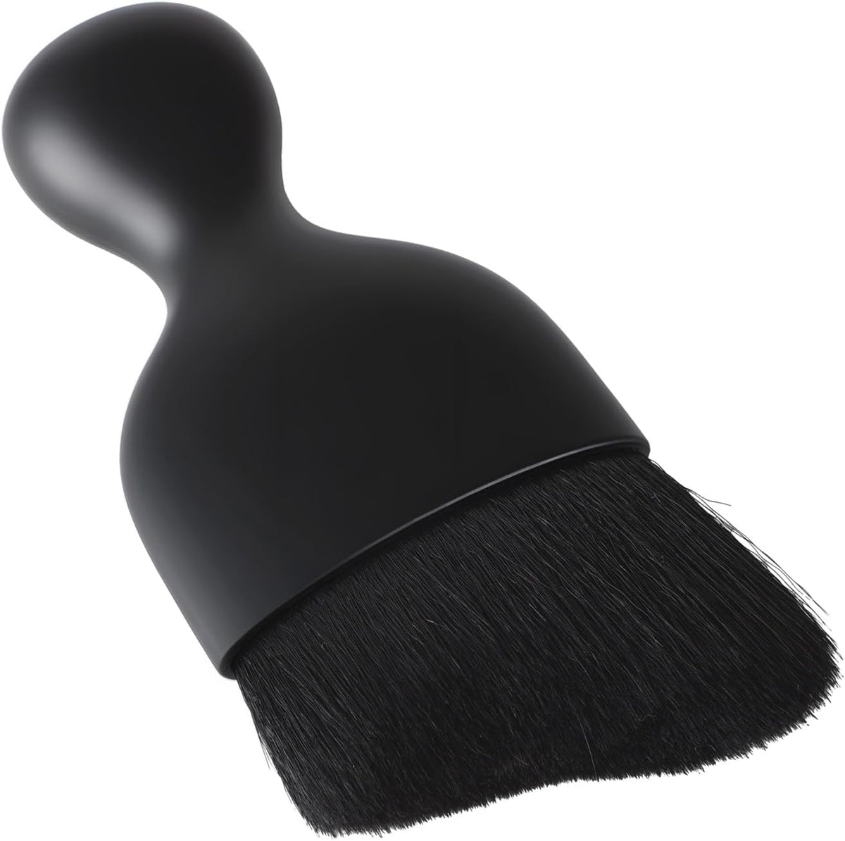 Car Detailing Brush, Soft Bristle Cleaning Brush, Scratch-Free Auto Duster Tool for Dashboard, Air Vents, Leather & Interior Cleaning (Black&Brown)
