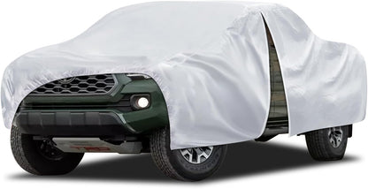 6 Layers Car Cover Waterproof All Weather for Automobiles, Size A3 with Zipper Cotton Fit for Toyota Camry, Honda Accord, Ford Mustang, Chevy Camaro/Malibu,Kia Optima/K5 (187-198 inch)