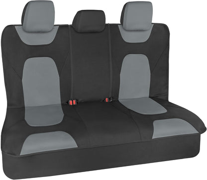 Motor Trend AquaShield Waterproof Front Seat Covers, Black Seat Covers for Cars – Neoprene Front Car Seats Cover, SUV Seat Covers Protector - Car Interior Cover for Auto, Trucks, & Dog Owners