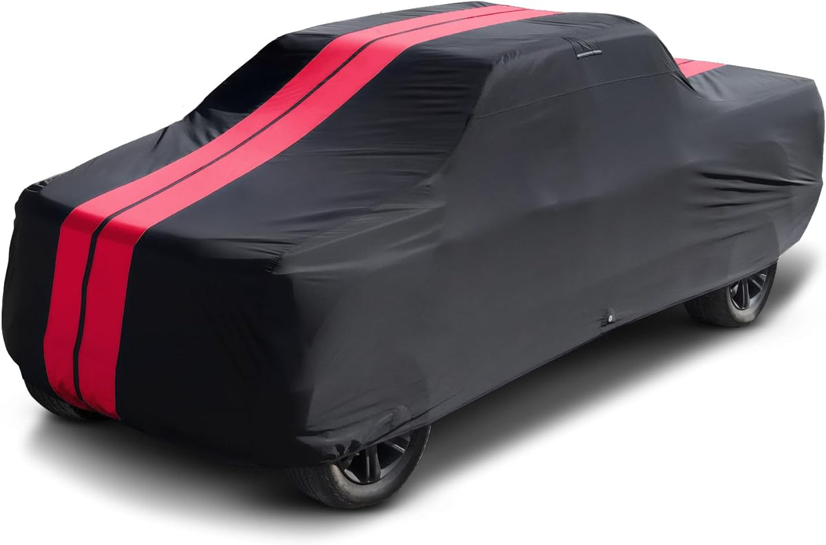 iCarCover 15-Layer Car Cover Waterproof All Weather | Premium Quality Car Covers for Automobiles, UV Protection, El Camino, Impala, Bel Air, Monte Carlo, Galaxie, Charger, Size C21 (See Size Chart) - Colors A
