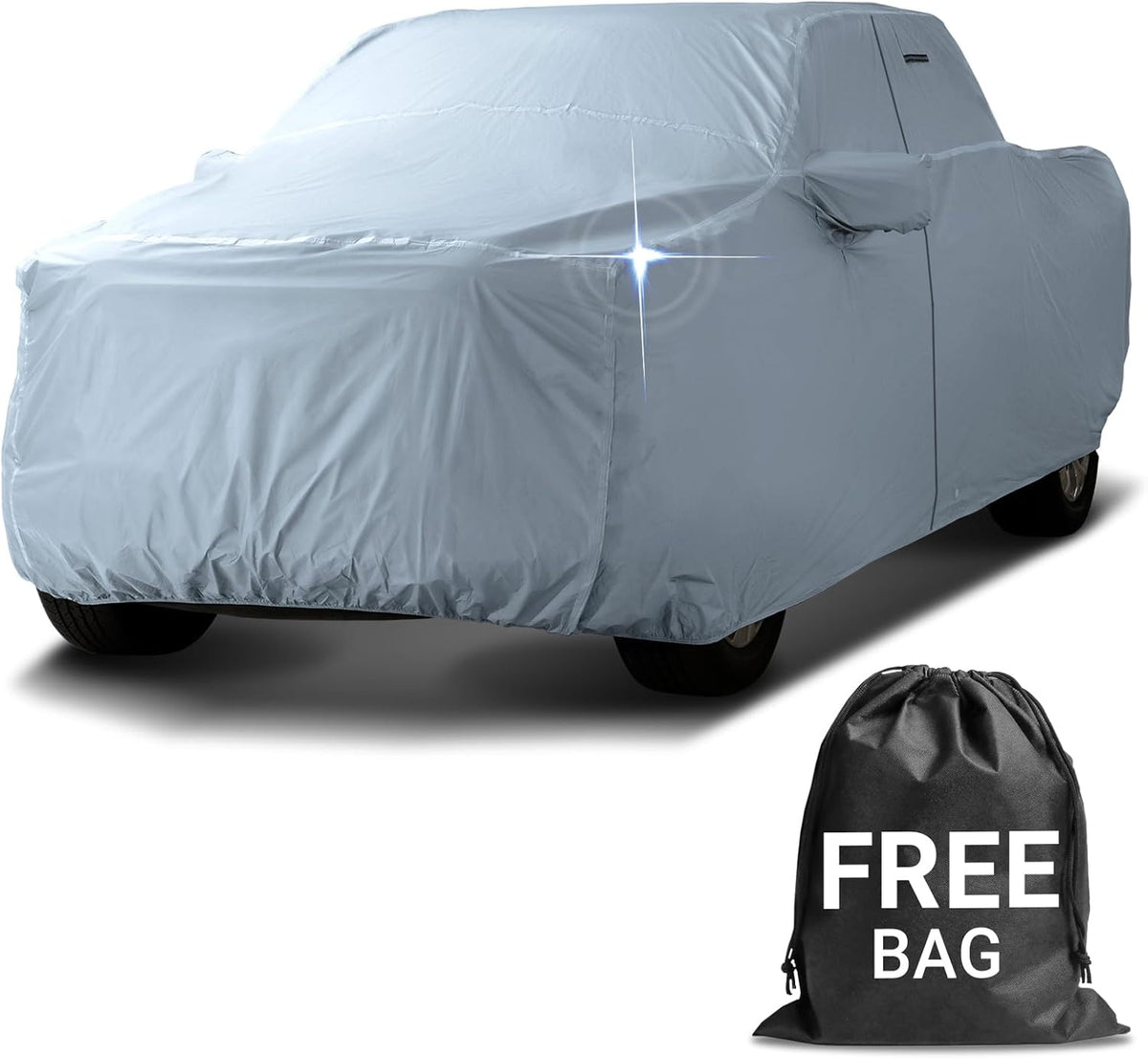 iCarCover 15-Layer Car Cover Waterproof All Weather | Premium Quality Car Covers for Automobiles, UV Protection, El Camino, Impala, Bel Air, Monte Carlo, Galaxie, Charger, Size C21 (See Size Chart) - Colors A
