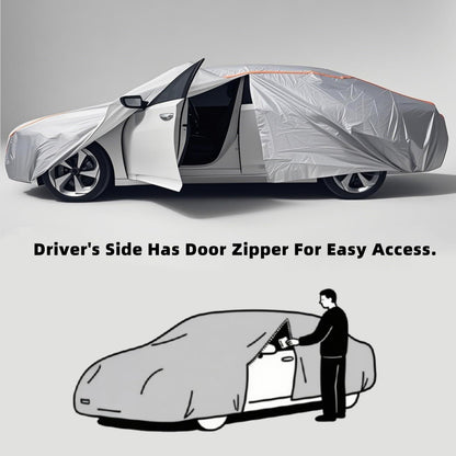 Waterproof Sport Car Cover, Super Lightweight Small Outdoor Car Cover Rain Car Covers for Automobiles All Weather Waterproof Fit Coupe 163" to 178"