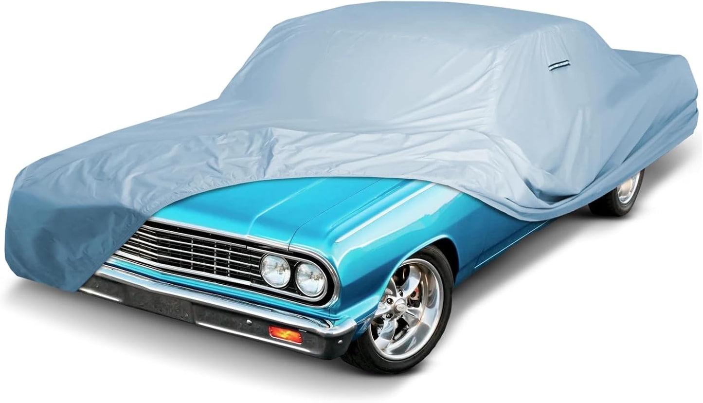 iCarCover Premium Car Cover for 1970-1972 Chevy Monte Carlo Heavy Duty Waterproof All-Weather Automobiles Custom Fit Indoor Outdoor UV Snow Protection Covers with Straps and Bag - Colors A