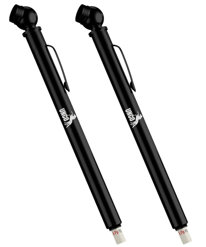 UNCO Pencil Tire Gauge, 2 Pack, 10-75 PSI, Car Tire Air Gauge