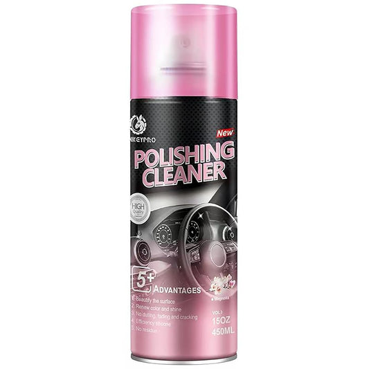 DONKEYPRO Interior Car Cleaner & Polishing - Repels Dust & Staining, Restores & Protects Plastic, Vinyl, Leather, Dashboard - UV Guard, Anti-Aging, Exterior & Interior Car Detailer Spray (3 x 15oz)