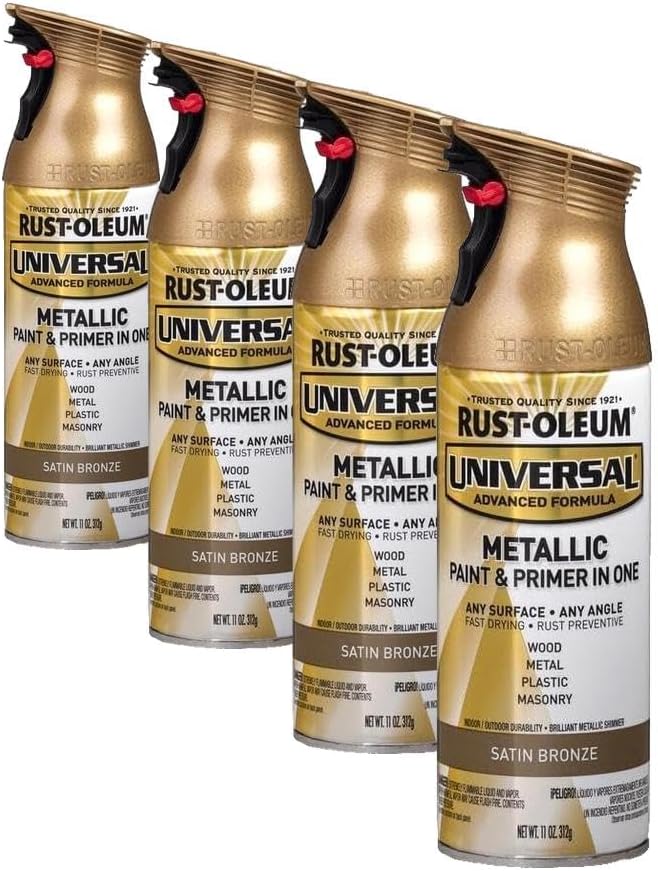 Rust-Oleum 302151 Universal All Surface Clear Topcoat Spray, 11 oz, Dead Flat Clear - Colors A