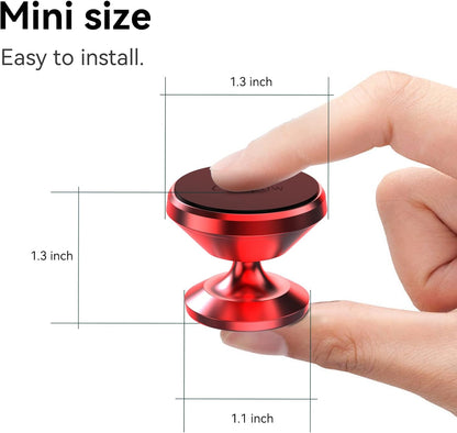 Coolpow【2 Packs Magnetic Phone Holder for Car【Strong Magnet】 Phone Holders for Your Car Phone Holder Mount【4 Metal Plate】 Universal Car Accessories for Women Men for iPhone Samsung Speakerphones