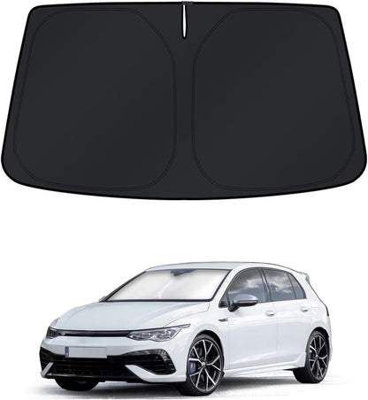 KUST Windshield Sun Shade for Toyota RAV4 2019-2022 2023 2024 2025 2026 Window Accessories Shade Sun Visor Cover Foldable Block UV Rays - Colors A