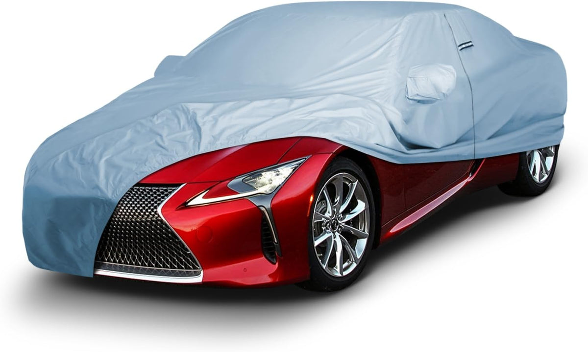 iCarCover Premium Car Cover for 1990-2017 Lexu s LS400, LS430, LS460 Heavy Duty Waterproof All-Weather Automobiles Custom Fit Indoor Outdoor UV Snow Protection Covers with Straps and Bag - Colors A